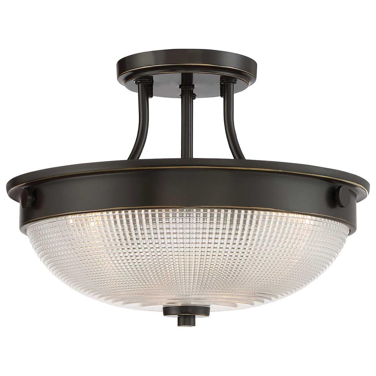 Elstead - QZ-MANTLE-SF-PN - Mantle 2 Light Semi-Flush - Palladian Bronze