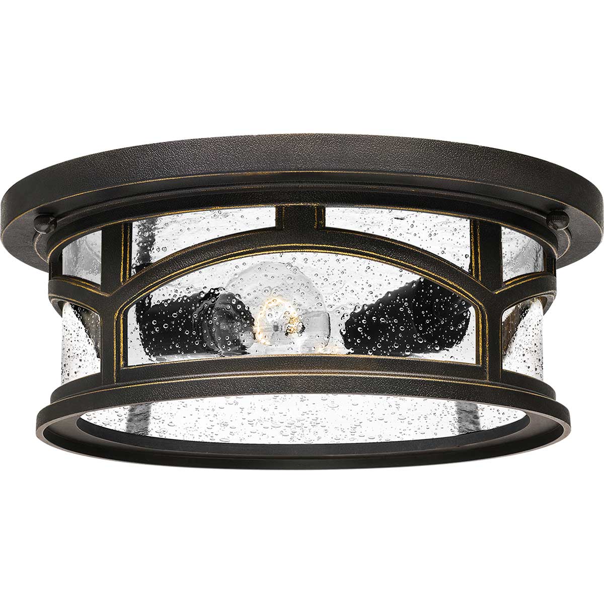 Elstead - QZ-MARBLEHEAD-F - Marblehead 2 Light Flush - Palladian Bronze