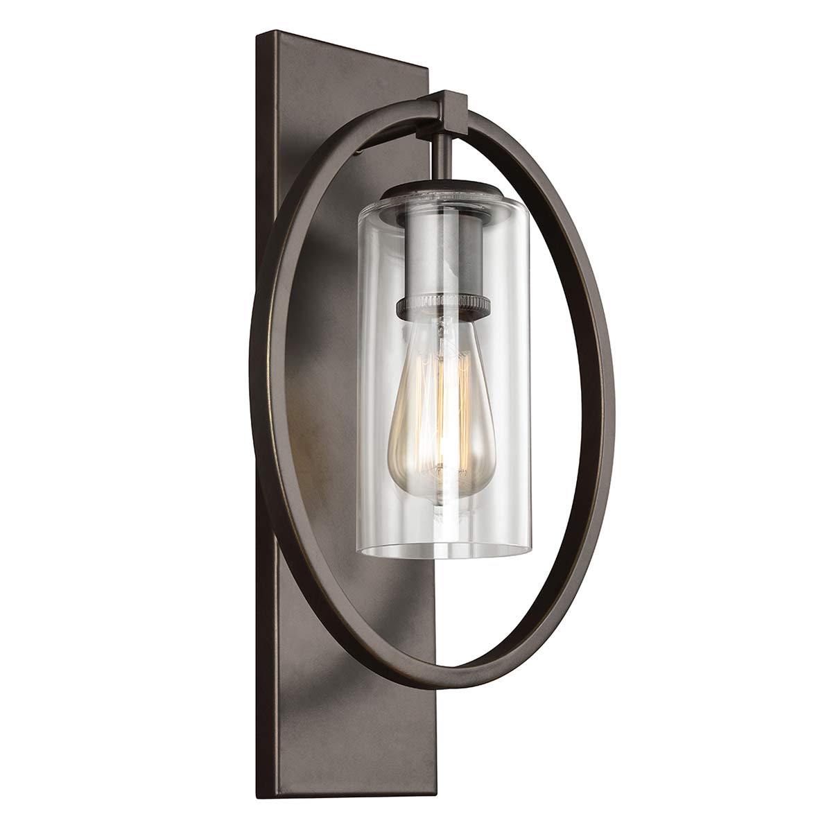 ElsteadMarlena 1 Light Wall Light - Antique Bronze
