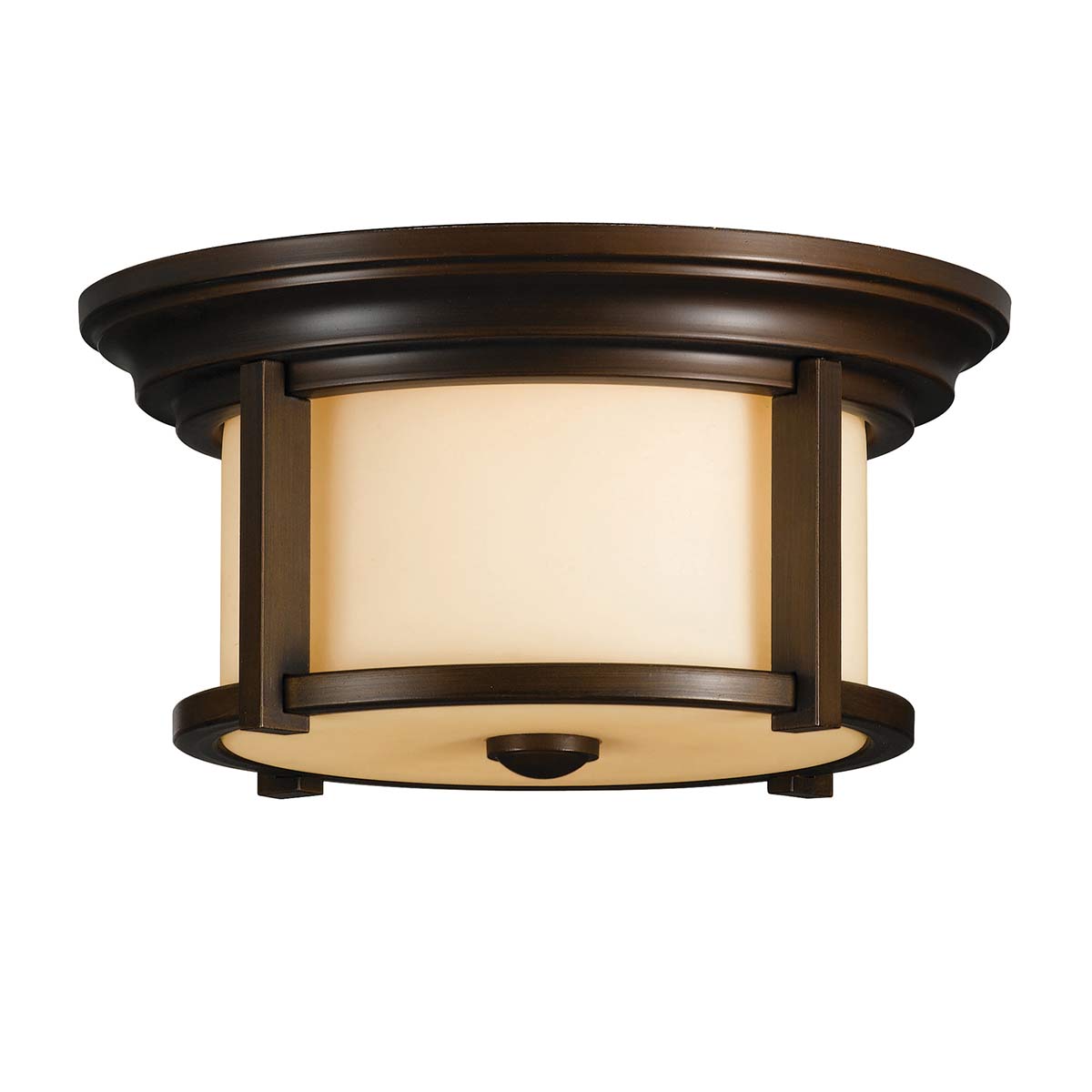 Elstead - FE-MERRILL-F - Merrill 2 Light Flush - Heritage Bronze