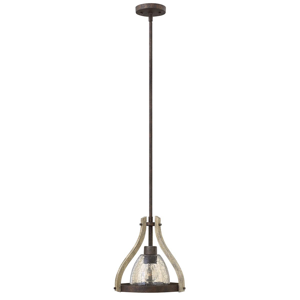 Elstead - HK-MIDDLEFIELDP1 - Middlefield 1 Light Mini Pendant - Iron Rust