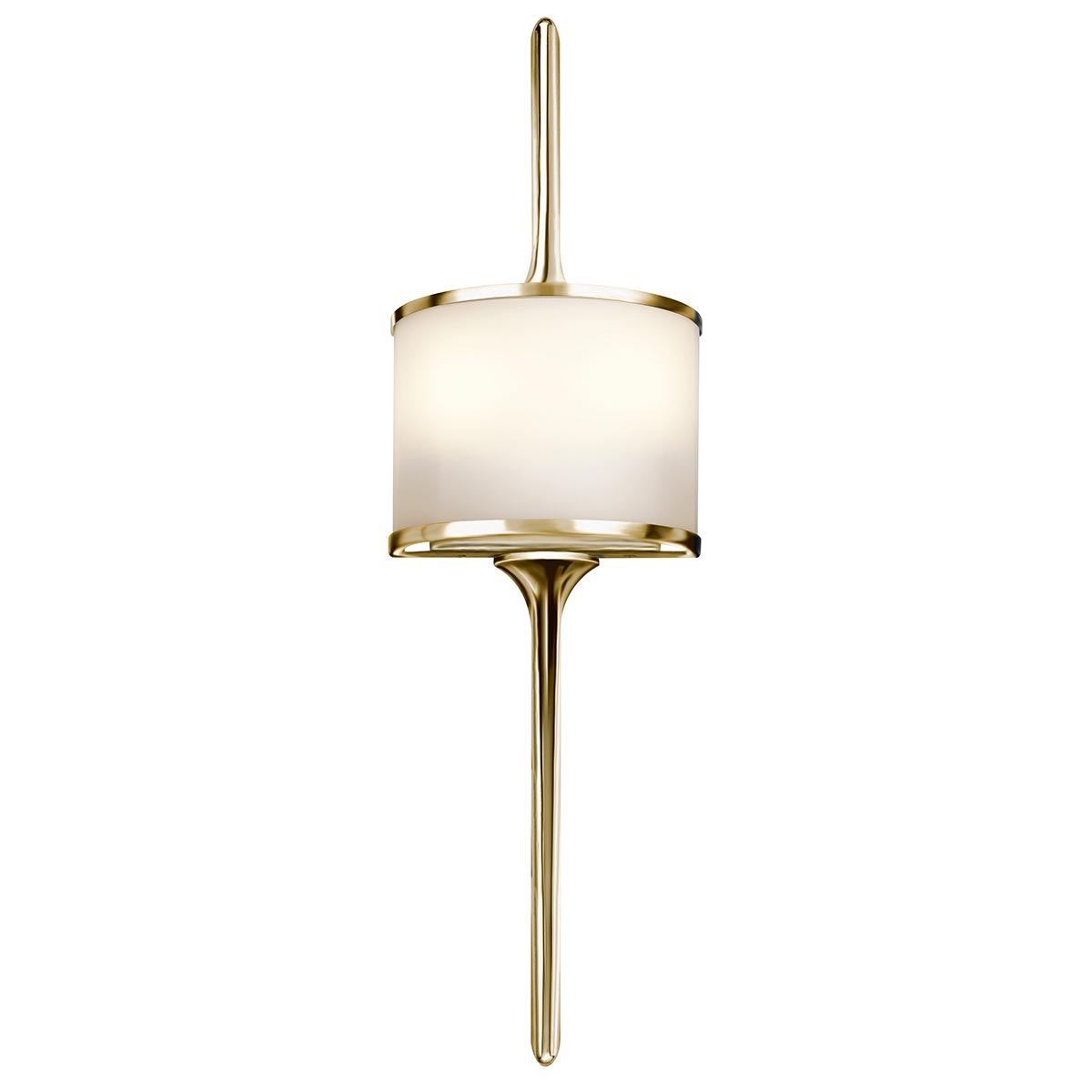 Elstead - KL-MONA-S-PB - Mona 2 Light Small Wall Light - Polished Brass
