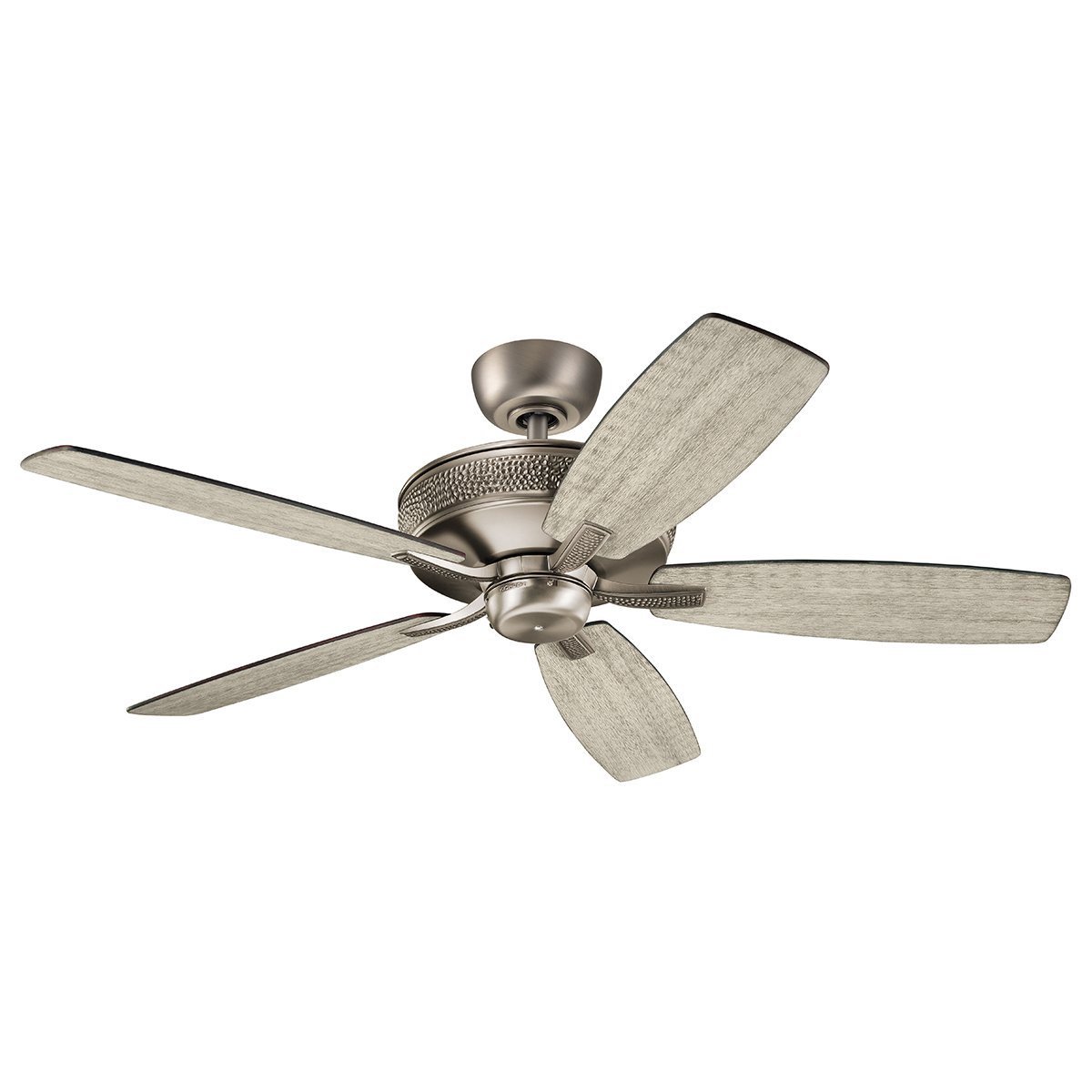 Monarch II - 52in / 132cm Fan - Burnished Antique Pewter von Elstead