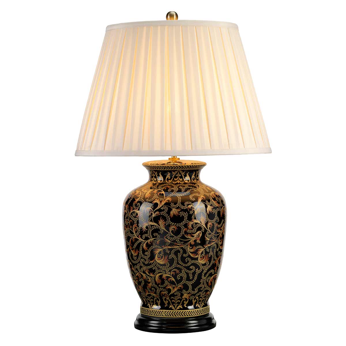 Elstead - MORRIS-TL-LARGE - Morris 1 Light Large Table Lamp - Gold and Black