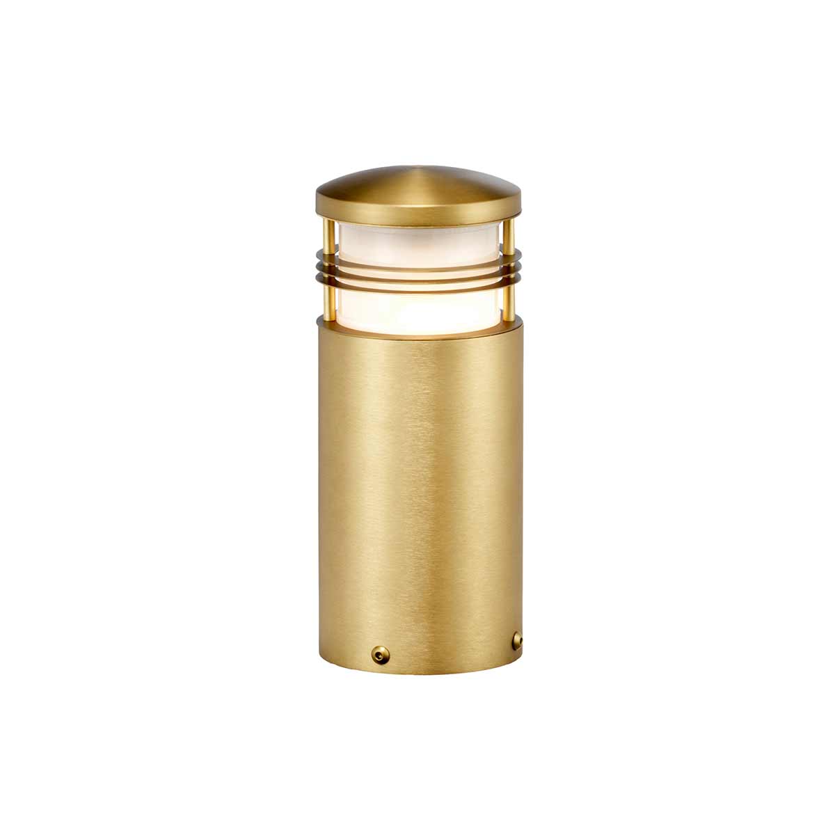 Elstead - NEWBRIGHTON-MB-BRASS - Newbrighton 1 Light Mini Bollard - Brushed Brass