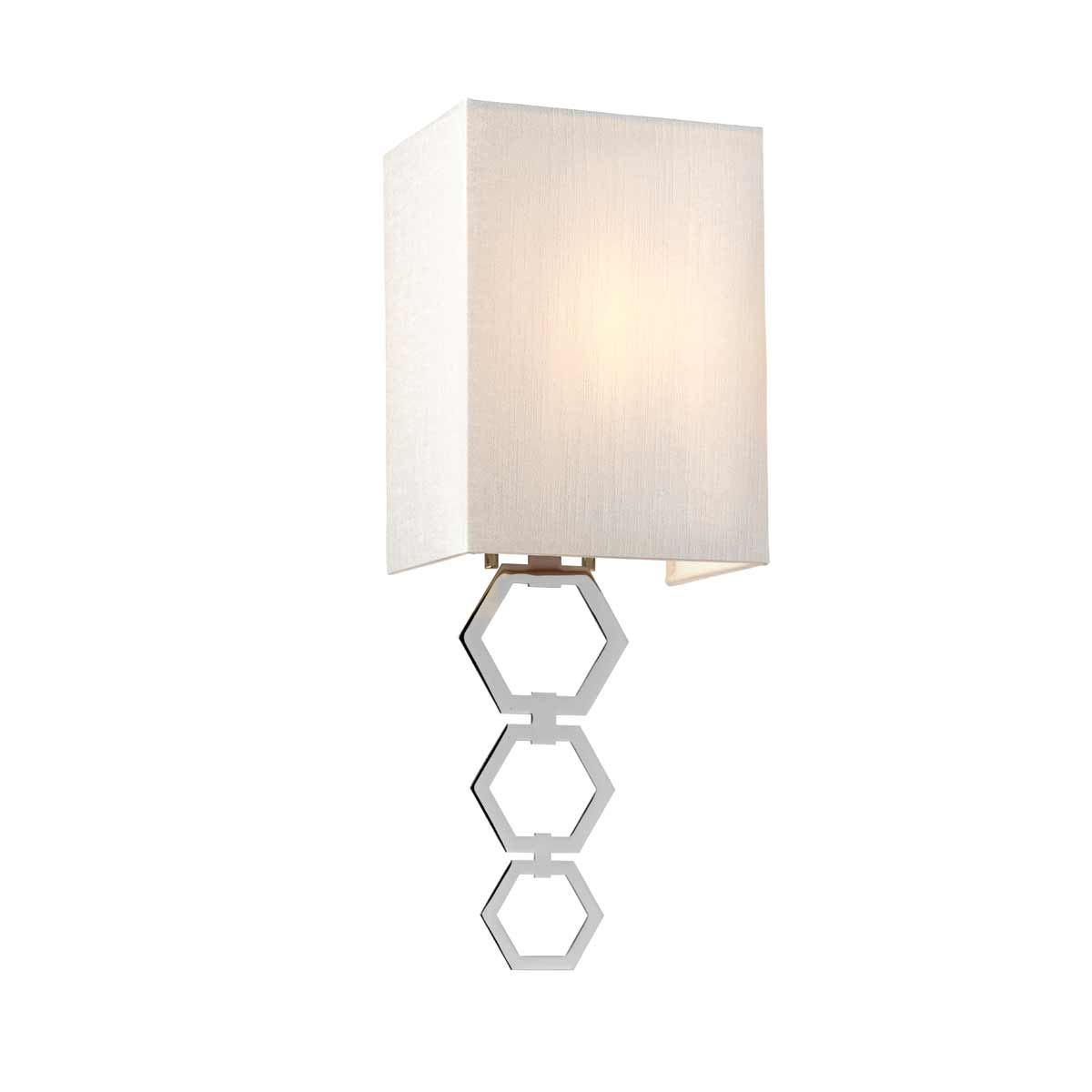 Elstead - RIA-SMALL-PC - Ria Small 1 Light Wandleuchte - Poliertes Chrom