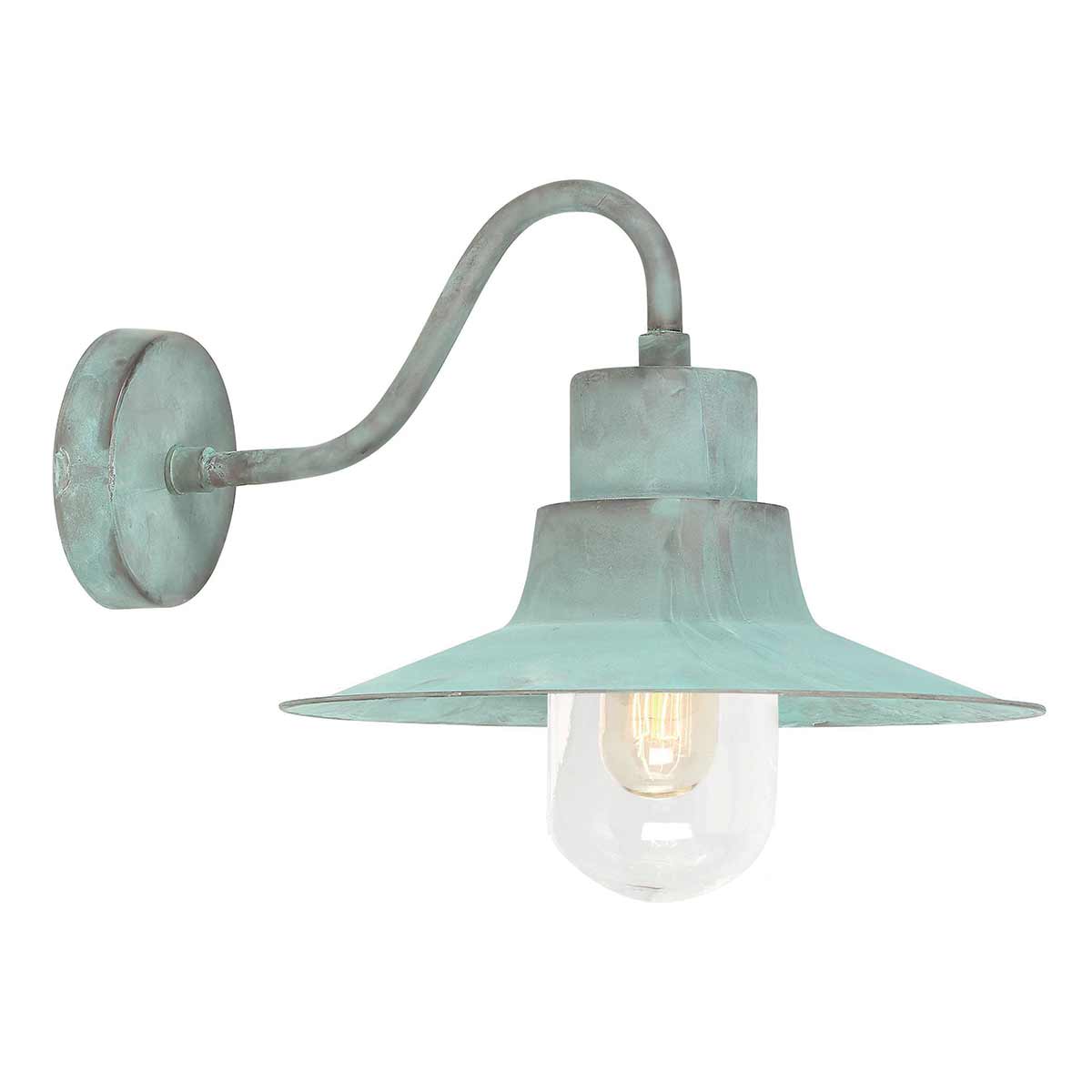 Elstead - SHELDON-V - Sheldon 1 Licht Wandlaterne - Verdigris