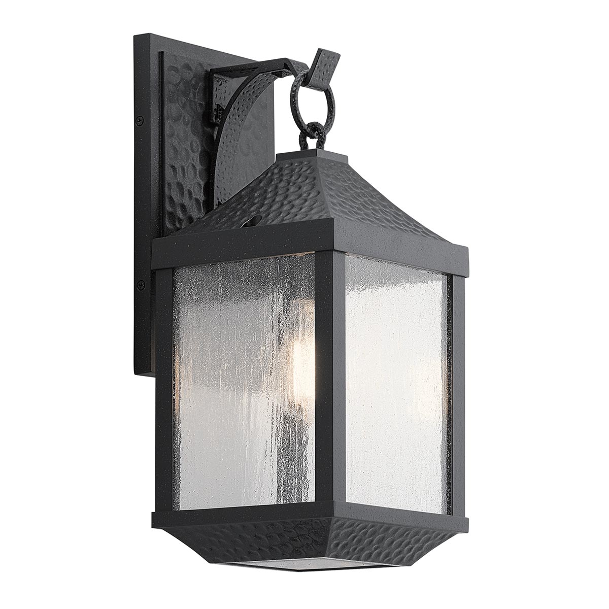 ElsteadSpringfield 1 Light Medium Wandlaterne - Distressed Black