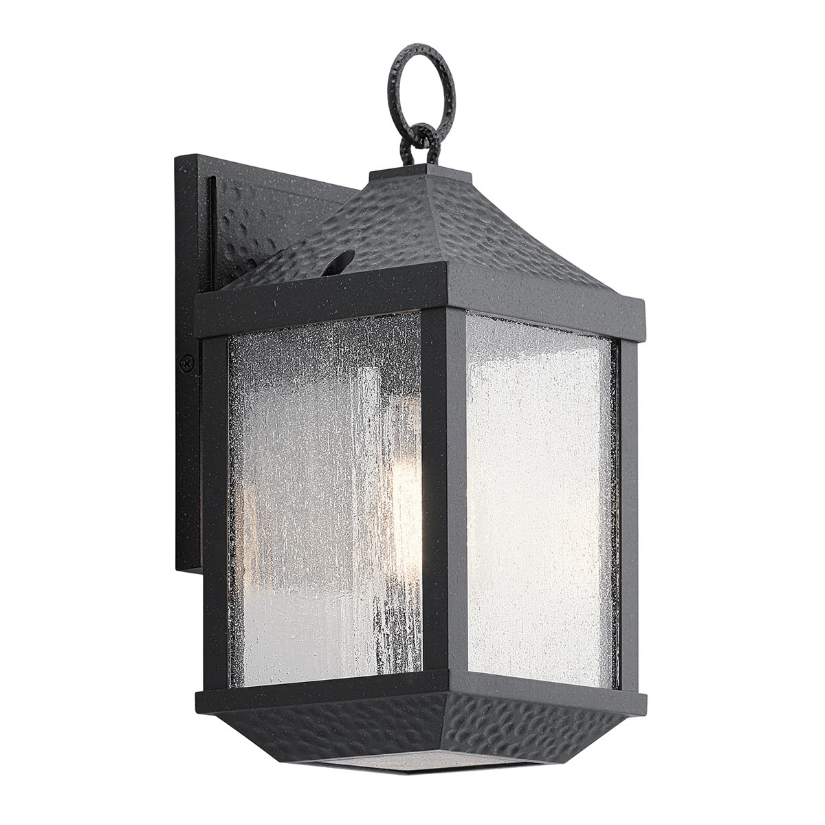 Elstead - KL-SPRINGFIELD-S - Springfield 1 Leuchte Kleine Wandlaterne - Distressed Black