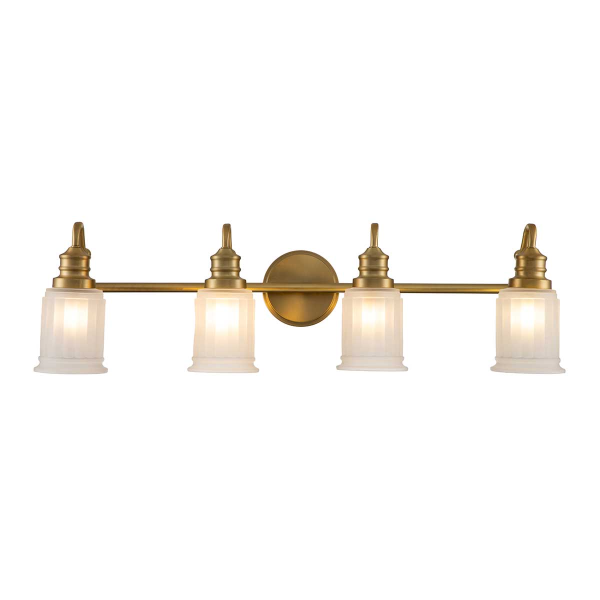 ElsteadSwell 4 Light Wandleuchte - Gebürstetes Messing