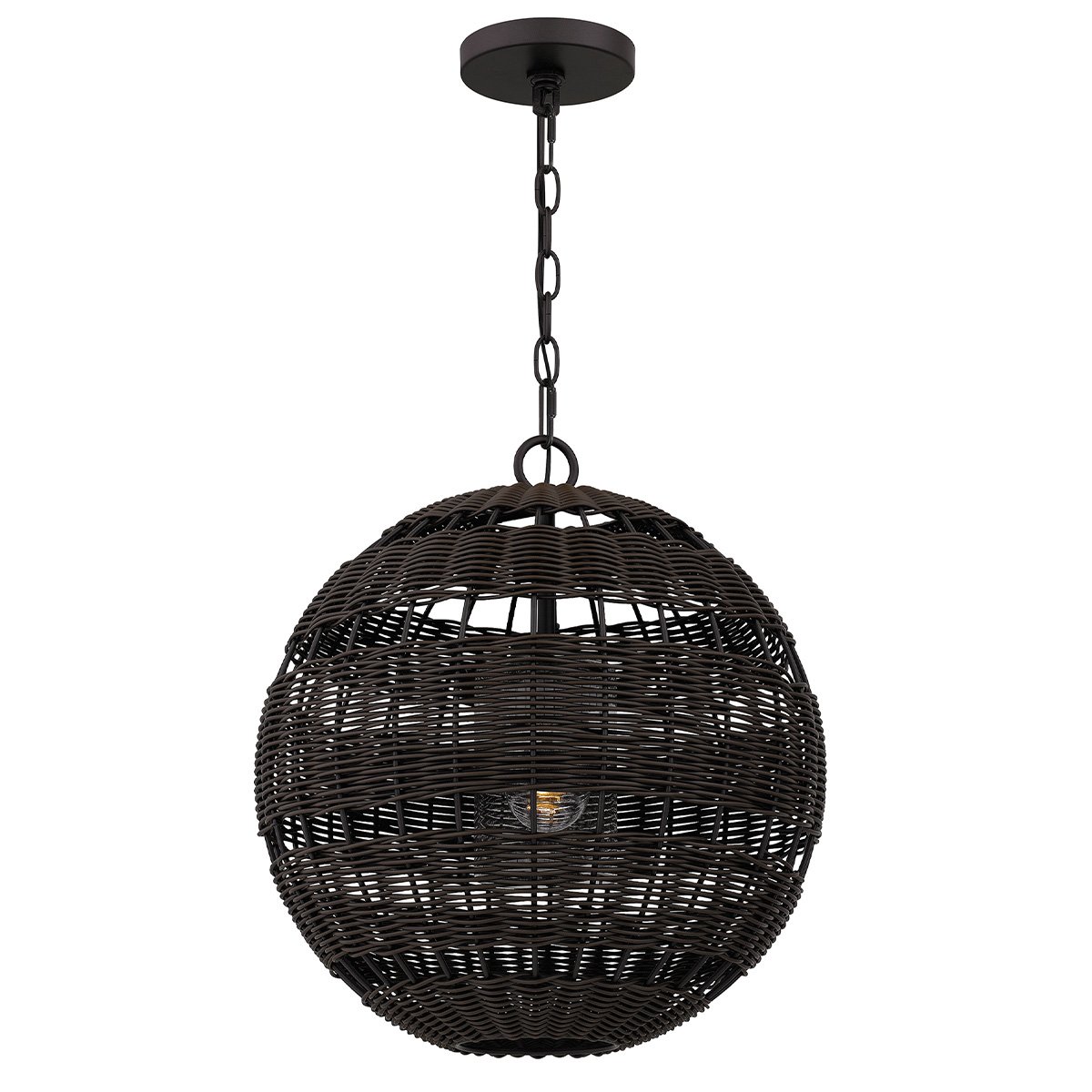 Elstead - QZ-LINDENDALE-P-WT - Quoizel Lindendale 1 lt Pendelleuchte - Western Bronze