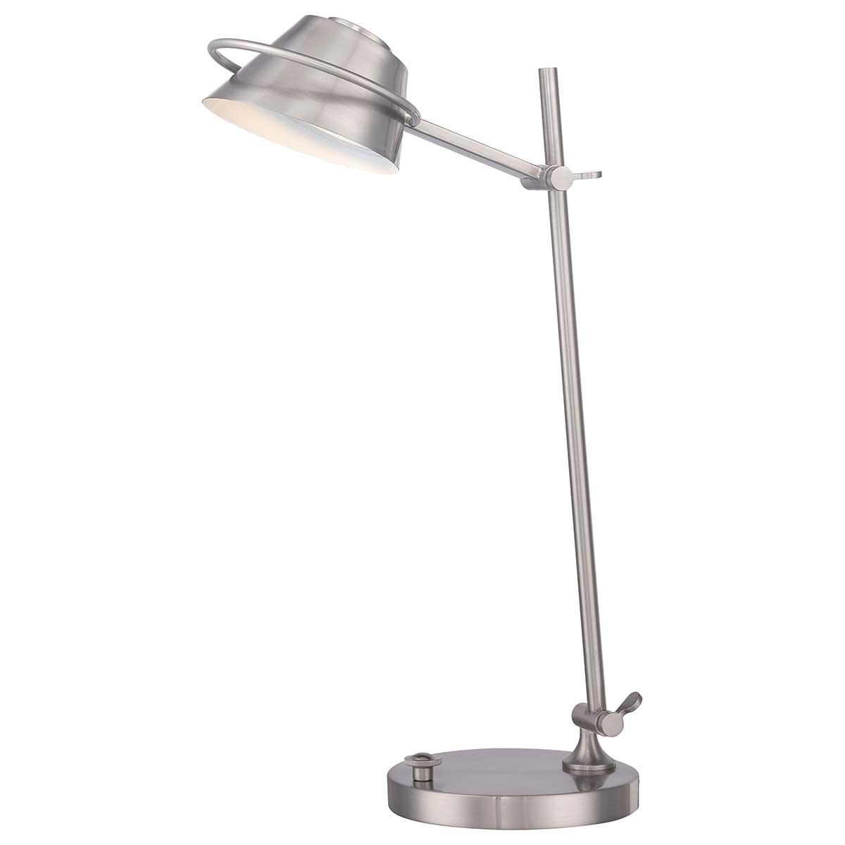 ElsteadSpencer LED-Tischleuchte aus gebürstetem Nickel - Gebürstetes Nickel