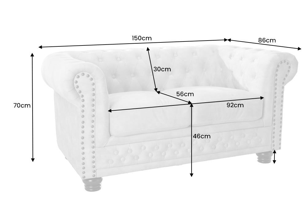 Casa Élite&nbsp;Sofa CHESTERFIELD &nbsp;42311