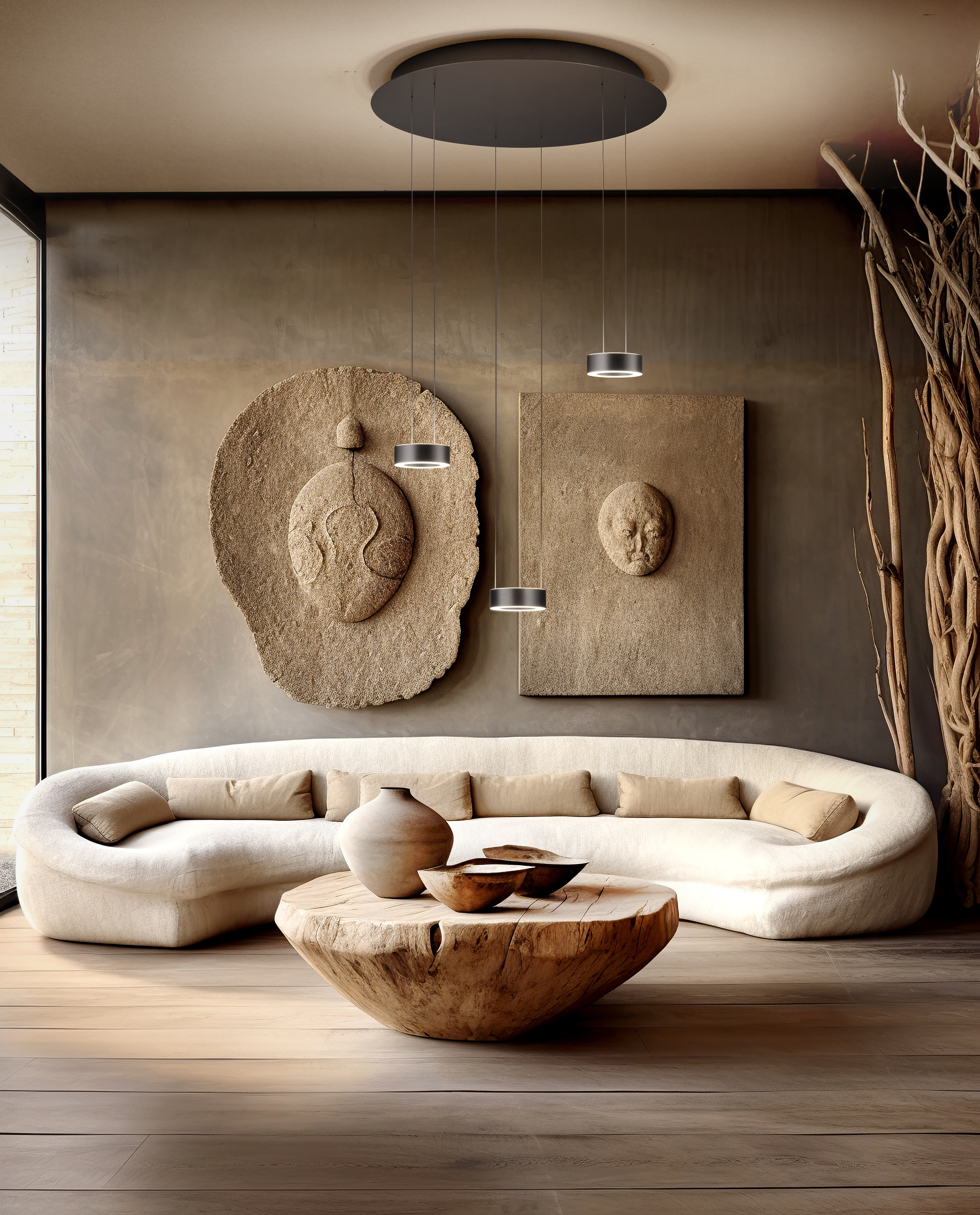 Pendelleuchte Zera Rondo