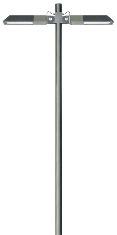 Albert Leuchten - 620807 - Vario-Mastaufsatzleuchte Typ Nr. 0807 - mit 2 x LED 56,6 W