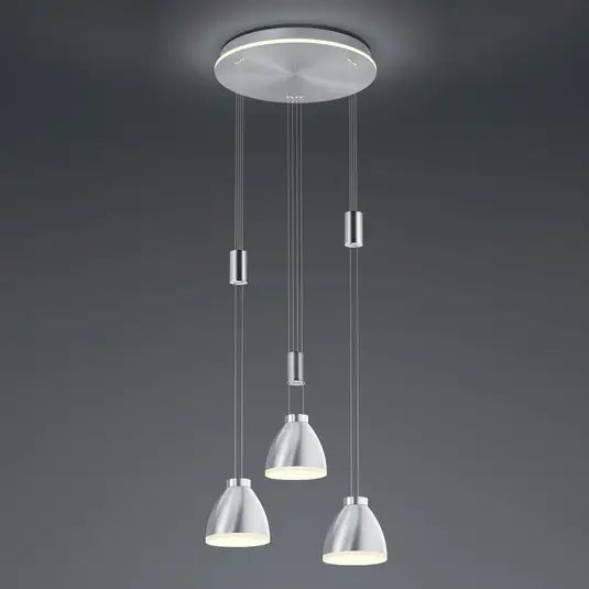 B-Leuchten Moderne Sonderangebote - Sale bei Hängeleuchten & Hängelampen von B-Leuchten LED-Hängeleuchte Leni 20487/3-92