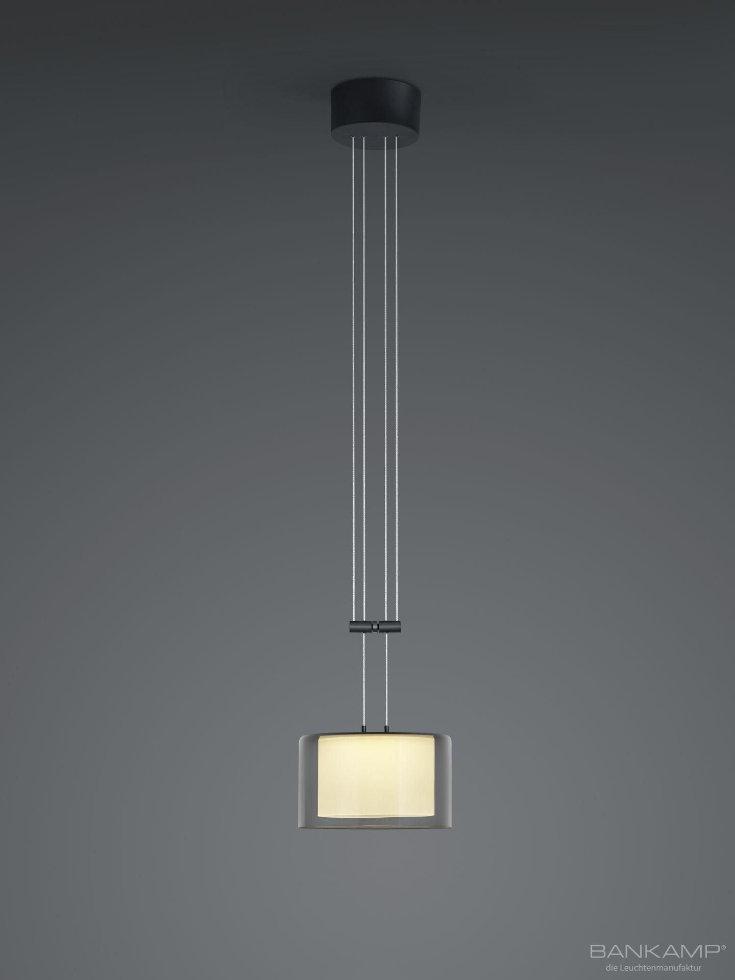 LED-Hängeleuchten & LED-Hängelampen von BANKAMP Leuchtenmanufaktur LED-Pendelleuchte Grand Smoke 1 flammig 2213/1-39