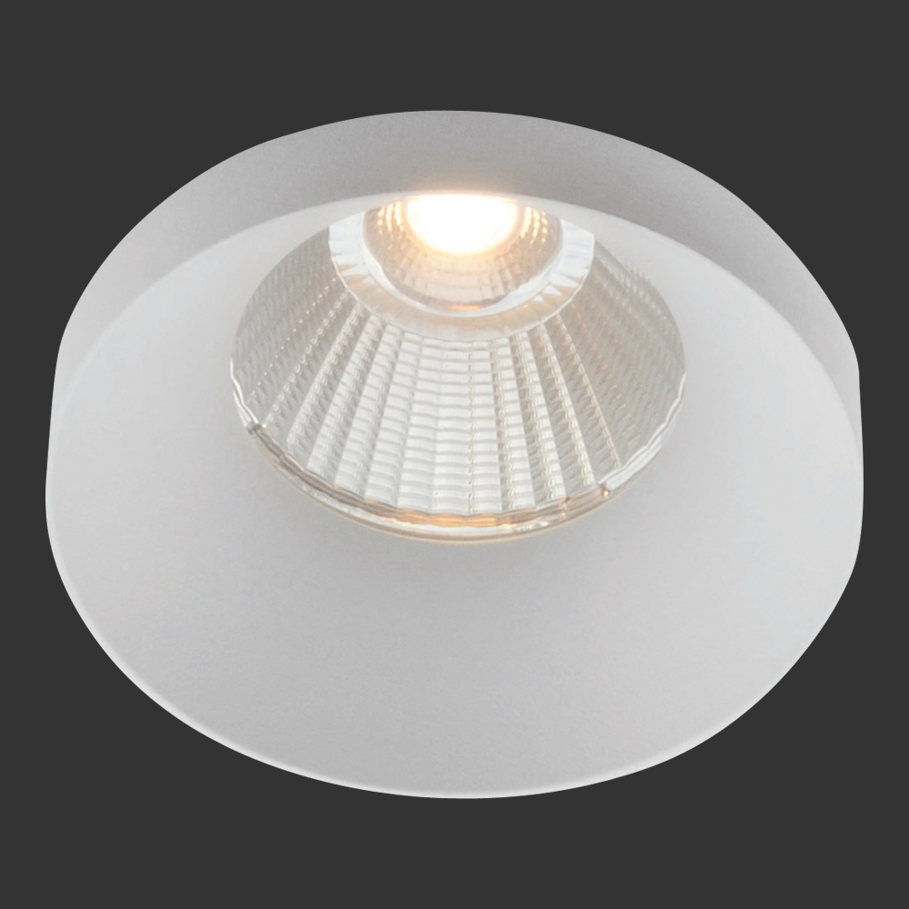dot-spot Einbauleuchten & Einbaulampen von dot-spot tubolar L LED Deckeneinbauleuchte, mit 13 mm hoher runder Designblende, Ø 70 mm 10302.927