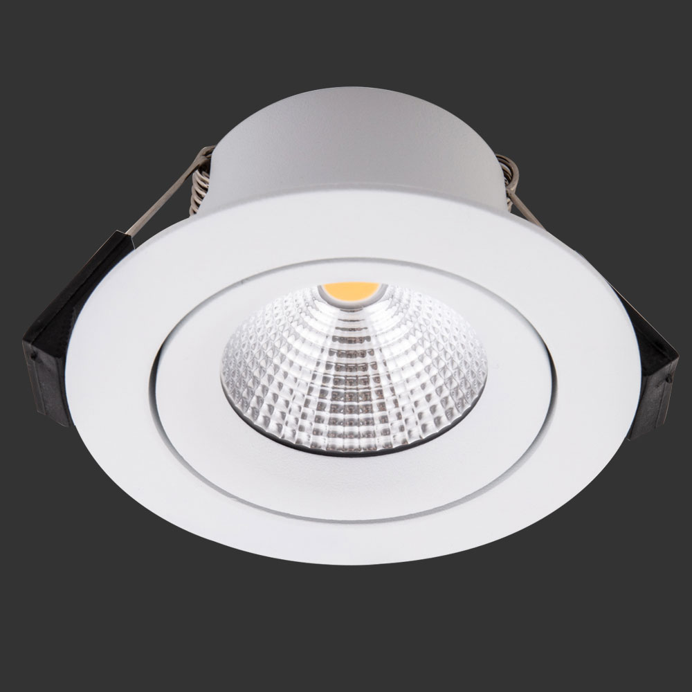 dot-spotsirka 68s LED Deckeneinbauleuchte, für 68 mm Einbauöffnung, rund, 90 mm, 30° schwenkbar, 360° drehbar