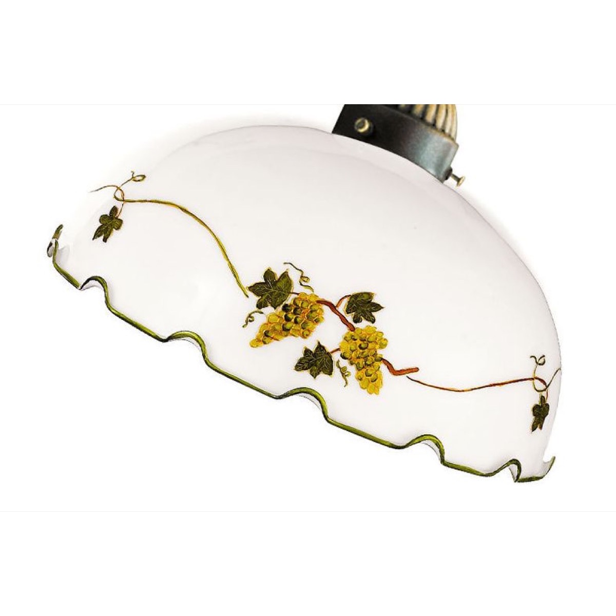 KOLARZ LeuchtenErsatzglas der Serie Nonna Kuppel Vino mit Rüschen