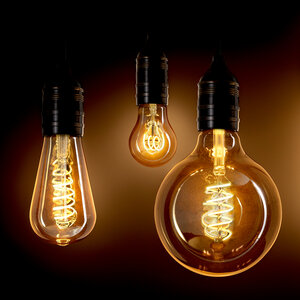 LED-Leuchtmittel von Eichholtz LED-Glühbirne Goldline A Shape 3W E14 Satz mit 4 Stück 111181