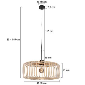 Steinhauer&nbsp;Hängeleuchte Breeza-Beache &nbsp;4152ZW