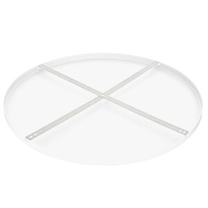 Deckenplatte Mountline I15534S RAL9003 weiß Ø70 x 2,5 cm mit Aufhängungsbügel von Steinhauer