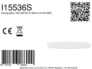 Steinhauer Sonstiges von Steinhauer Dänische ovale Deckenplatte Mountline I15536S