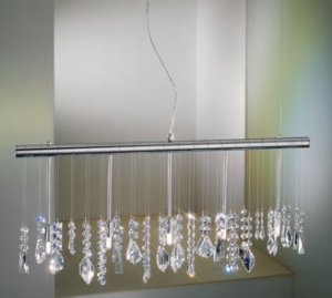 Kristall- fürs Esszimmer von KOLARZ Leuchten Stretta Luster mit SPECTRA® Swarovski 104.85.5