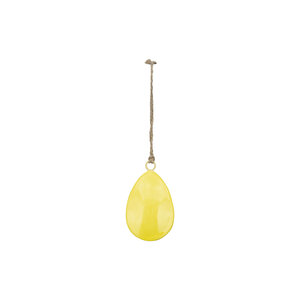 Yvannia Gelber Eisen-Eierhalter mit Emaille S