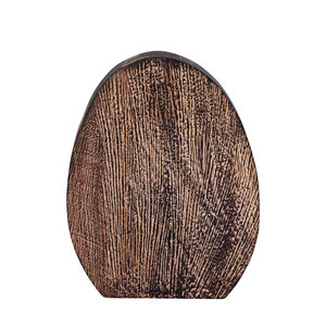 Kiristi braune Holz-Eierstatue L