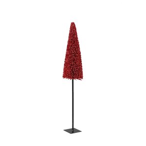 Noren Rote Rattan-Baumstatue auf Sockel S