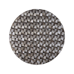 Zoaya Bronze MDF-Holzwandpaneel 3D Würfel rund S