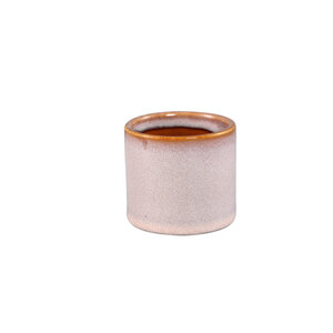 Mary Pink Keramiktopf rund gerade glatt XS