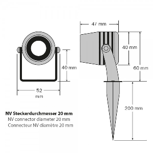 Gartenstrahler für außen & Garten von dot-spot Gartenstrahler Set mini LED Objekt und Gartenstrahler Erweiterungs Set 25105