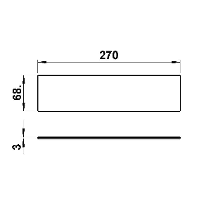 Schirme, Gläser & Stoffschirme von Albert Leuchten G 205, Plexiglas, klar 91270205