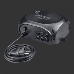 LED-Zubehör von dot-spot Multibox mit DMX Controller Wassergeschützte Netzteilbox, 12 V, 30 W, steckerfertig 92912