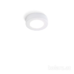 Wandleuchten & Wandlampen von KOLARZ Leuchten Spot CLICK, Weiß, Ø12 Weiß, Ø12cm, Höhe 3cm, 1-flammig, GX53 A1344.10R.W