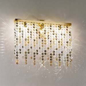 Wandleuchte PRISMA, KOLARZ Pure, Chrom Breite 50 cm, max. Höhe 33 cm, Ausladung 10 cm, 3 flg., G9, 25 W von KOLARZ-Austrolux Leuchten