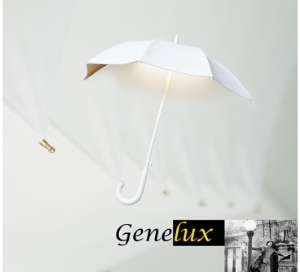 Designer- fürs Bad von BPM Lighting Wandleuchte Regenschirm in Reliefoptik gene