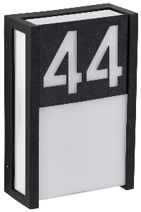 Hausnummer-Blende 31 zu Typ ..6400 - Farbe: schwarz von Albert Leuchten