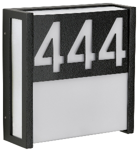 Albert Leuchten Außenleuchten & Außenlampen von Albert Leuchten Hausnummer-Blende 32 zu Typ ..6401 - Farbe: schwarz 660032