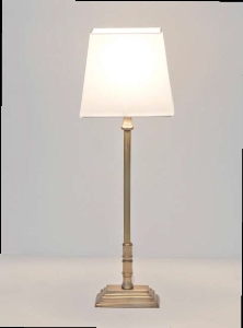 Klassische  fürs Schlafzimmer von Holländer Leuchten Tischleuchte 1-flg. NEW YORK TOWER 026 K 1221 M