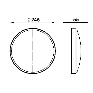 Schirme, Gläser & Stoffschirme von Albert Leuchten G 417, Plexiglas opal 90270417