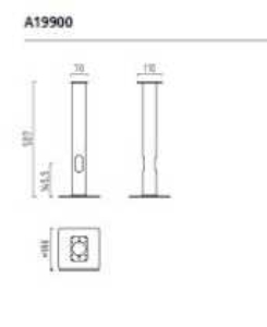 Außenleuchten & Außenlampen von Helestra Leuchten Montage - / Adapterplatte 9025