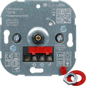 Dimmer von LED-KING Dimmer für LED 3-85W, sonst 20-250 W, Phasenanschnitt T39.08