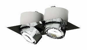 Top Light Leuchten Deckenleuchten & Deckenlampen von Top Light Leuchten Deckeneinbauleuchte Puk Inside Twin + LED 7-73001