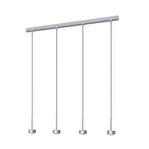 Puk Mini Choice Long One - LED / chrome matt / 1250
