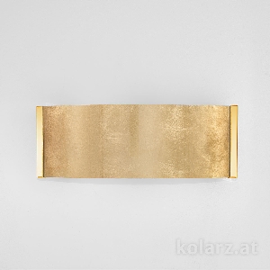 Serie EMOZIONE VON KOLARZ-AUSTROLUX LEUCHTEN von KOLARZ-Austrolux Leuchten von KOLARZ-Austrolux Leuchten Wandleuchte EMOZIONE, Gold 24K, Blattgold Breite 40 cm, Höhe 20 cm, Ausladung 10 cm, 2 flg., G9, 25 W 0345.62.3.Au