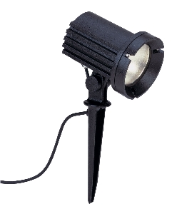 Bodenleuchten, Pollerleuchten, Kandelaber & Bodenlampen für außen von Albert Leuchten LED-Spieß-Strahler, Alu, schwarz 662421